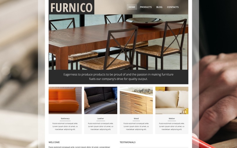 шаблон furnico joomla