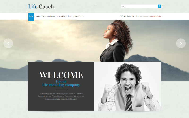 life coach отзывчивая тема wordpress