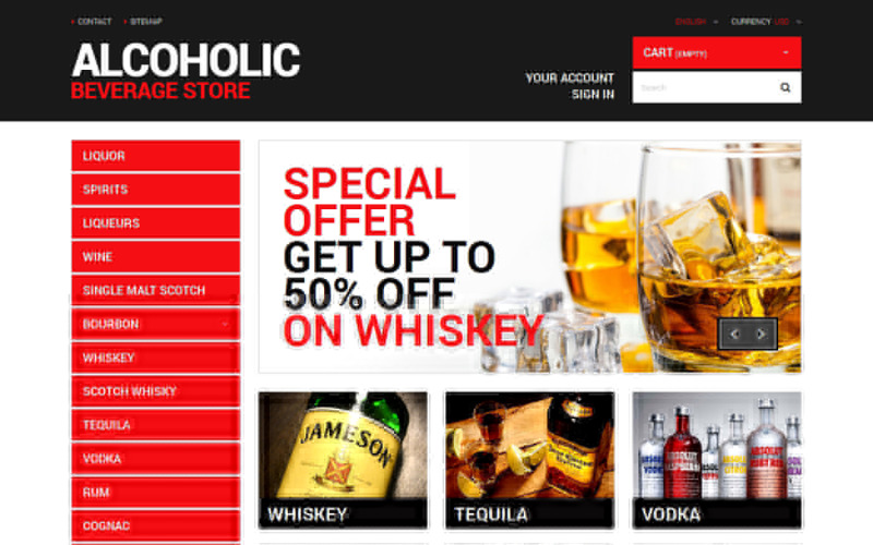 тема beverage planet prestashop