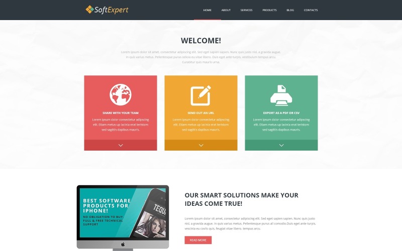 мягкий экспертный шаблон joomla
