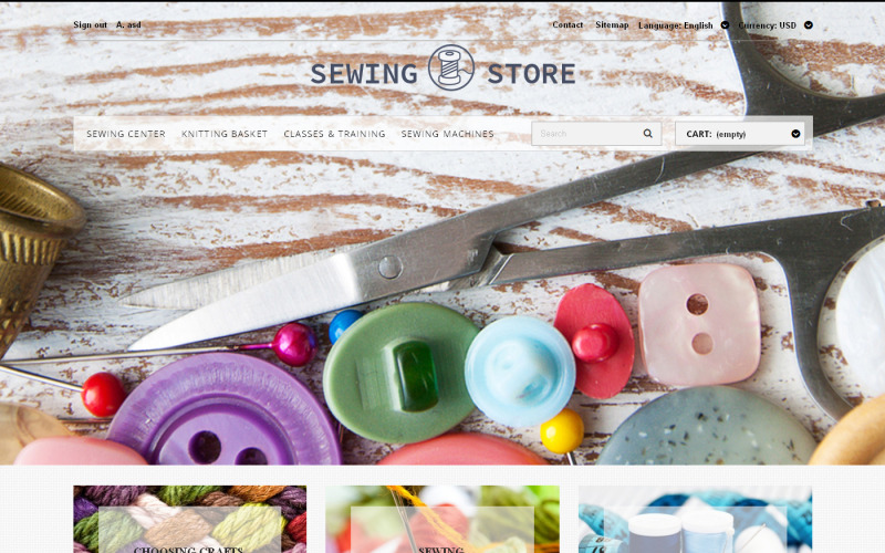 любители шитья тема prestashop