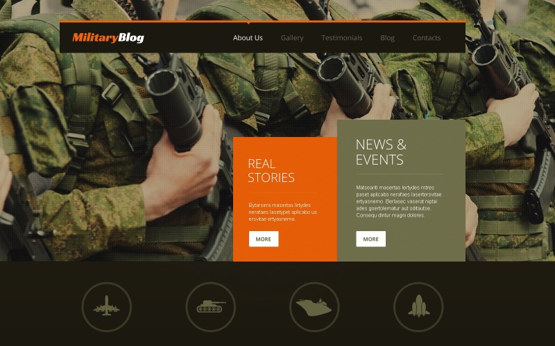 армейская адаптивная тема wordpress