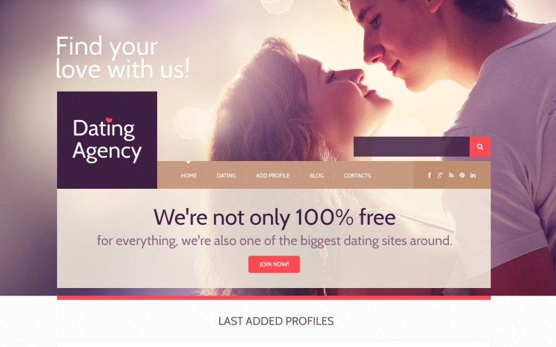 знакомства отзывчивая тема wordpress