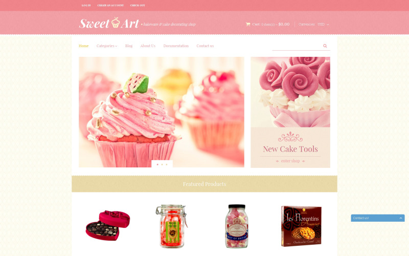 sweet shop отзывчивая тема shopify