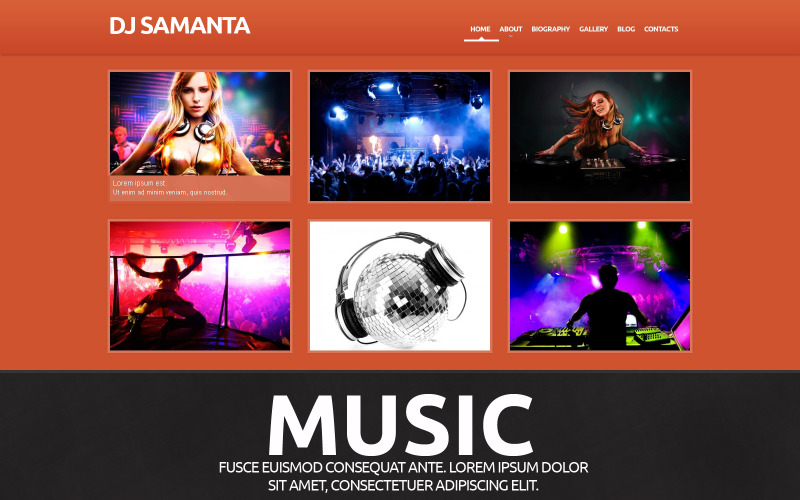 музыка отзывчивая тема wordpress