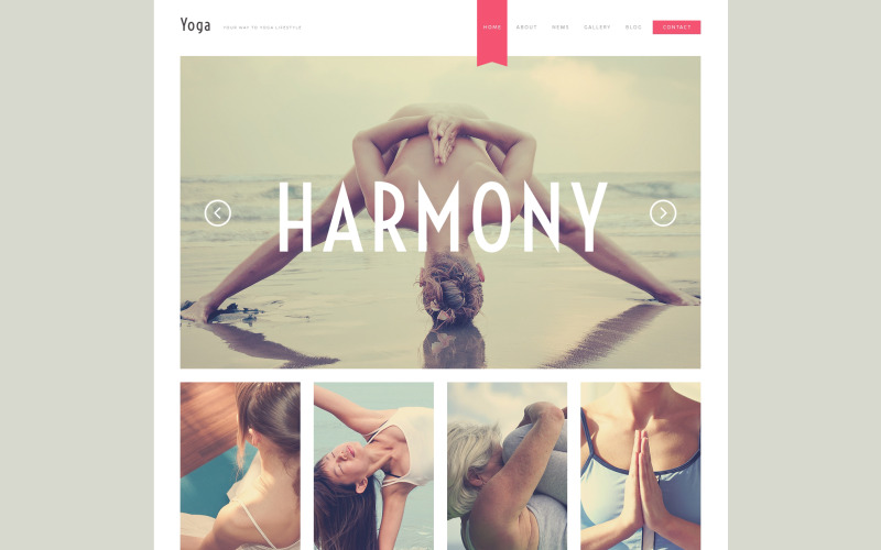 йога отзывчивая тема wordpress