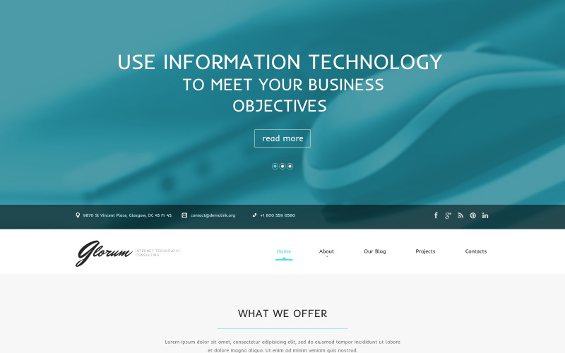 адаптивная тема wordpress для интернета