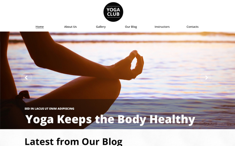 openair yoga classes wordpress тема