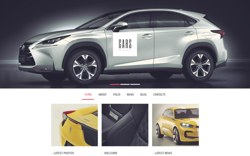 автомобильная страсть wordpress тема