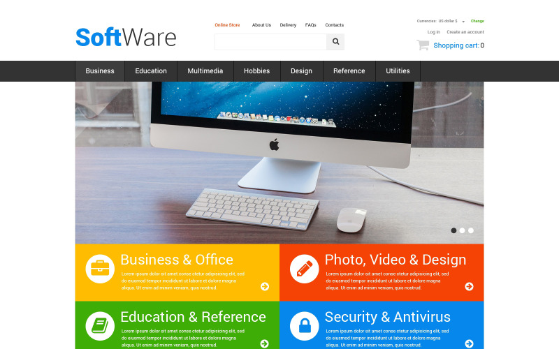 highend office software virtuemart шаблон