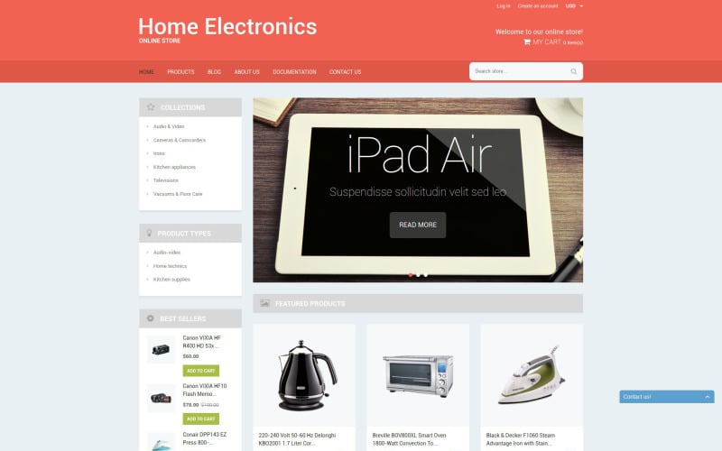 тема home office tech gear shopify