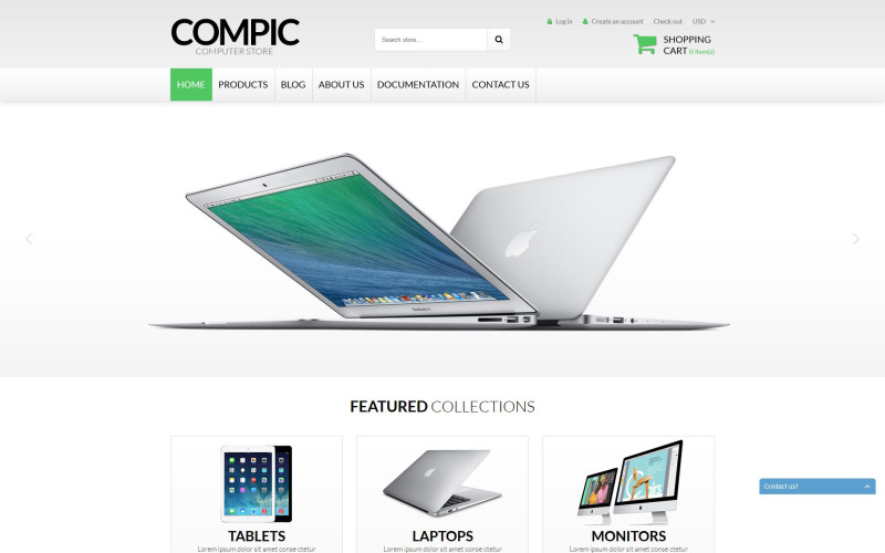 компьютерная техника shopify тема