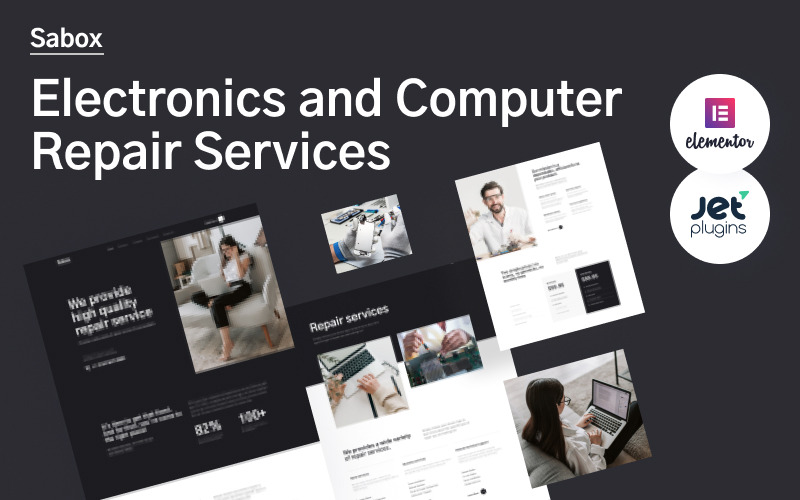 ремонт электроники и компьютеров wordpress theme