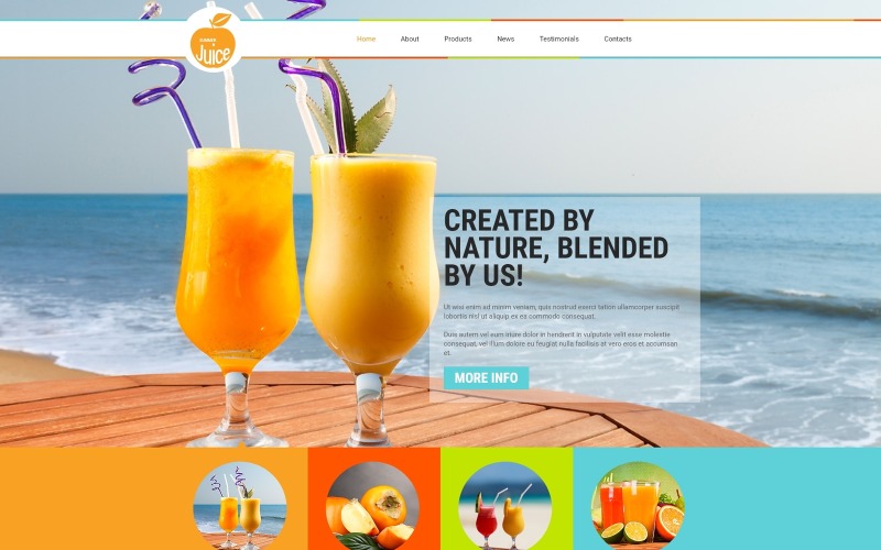 food &amp; drink отзывчивый шаблон joomla