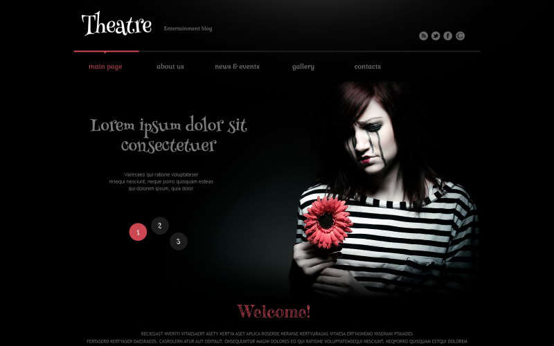 театр отзывчивая тема wordpress