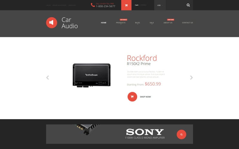 тема car audio shopify
