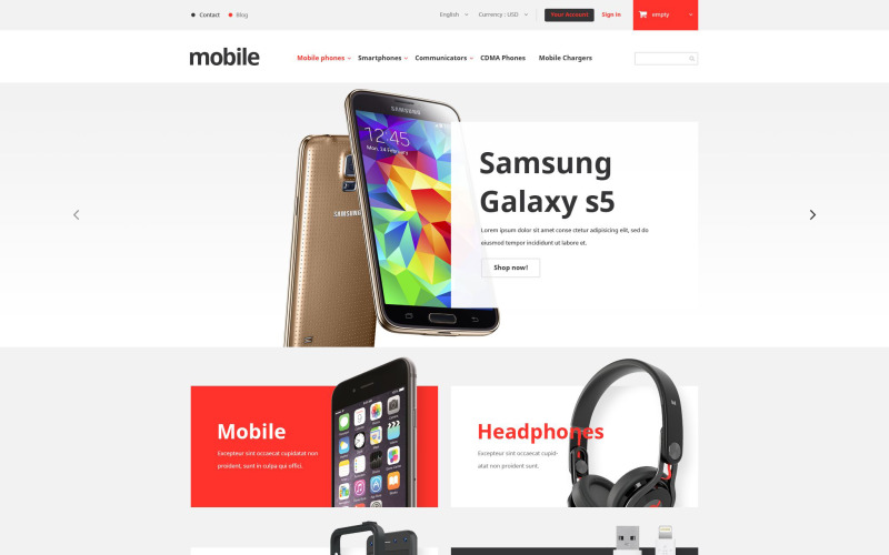тема магазина мобильных телефонов prestashop