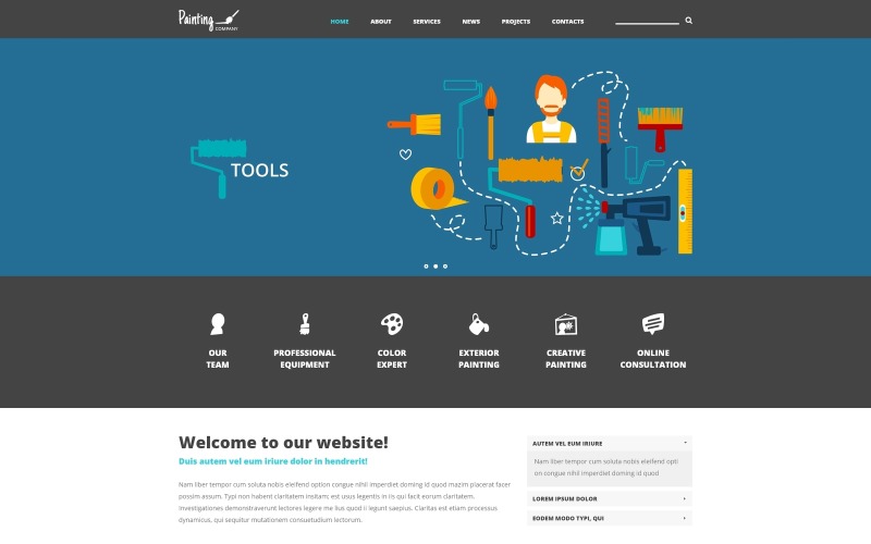 картина компании joomla шаблон