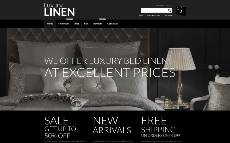 home decor отзывчивая тема shopify