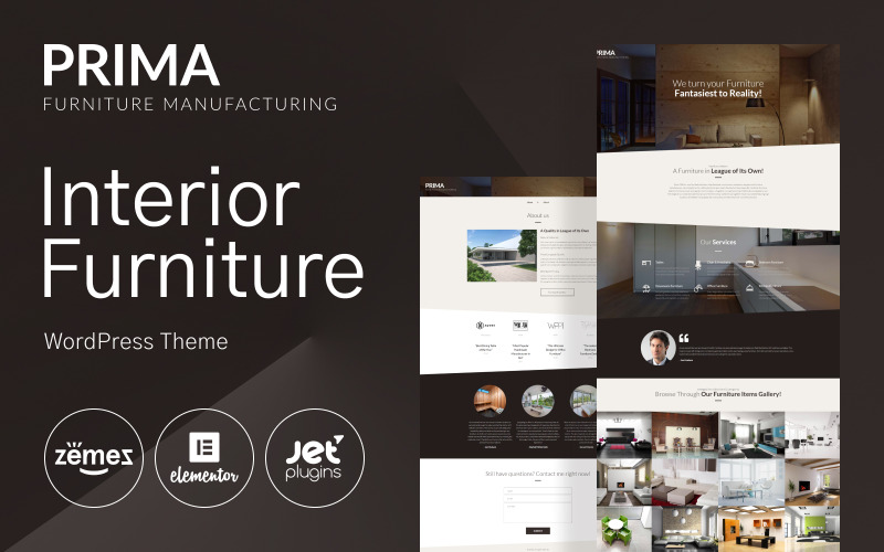 wordpress тема мебель для интерьера