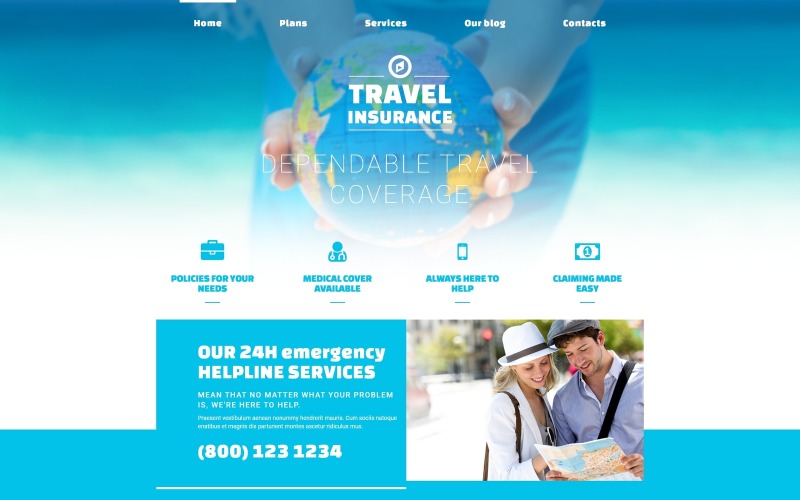 шаблон safe travel joomla