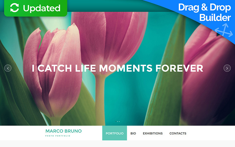 фотограф портфолио moto cms 3 шаблон