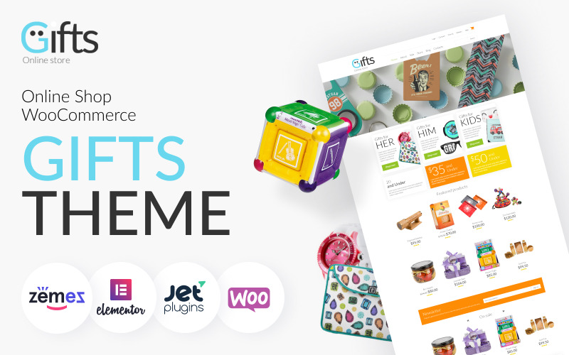 тема магазина подарков woocommerce
