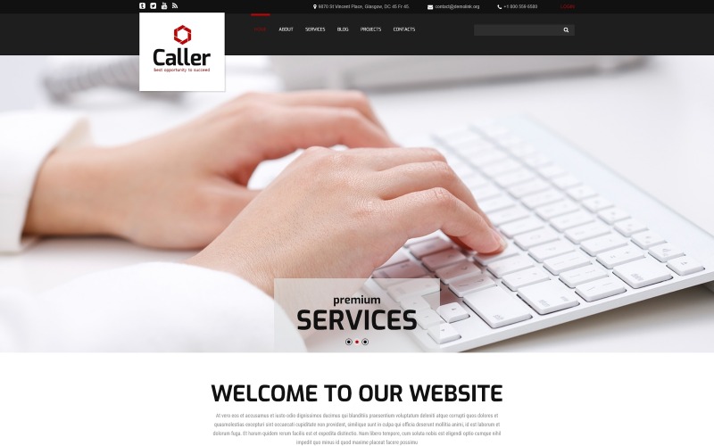 шаблон call-центра joomla