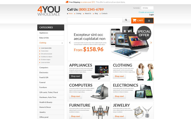 быстрые оптовые продажи boost virtuemart template