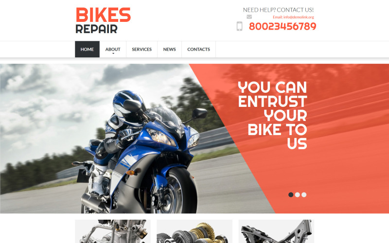 велосипедный магазин moto cms 3 шаблон