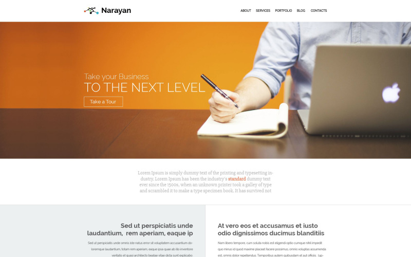 тема wordpress narayan