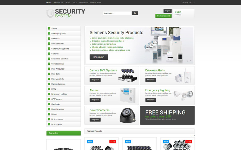 безопасность отзывчивая тема shopify