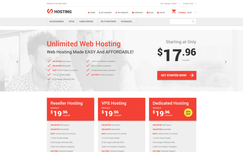 хостинг интернет-магазина magento theme