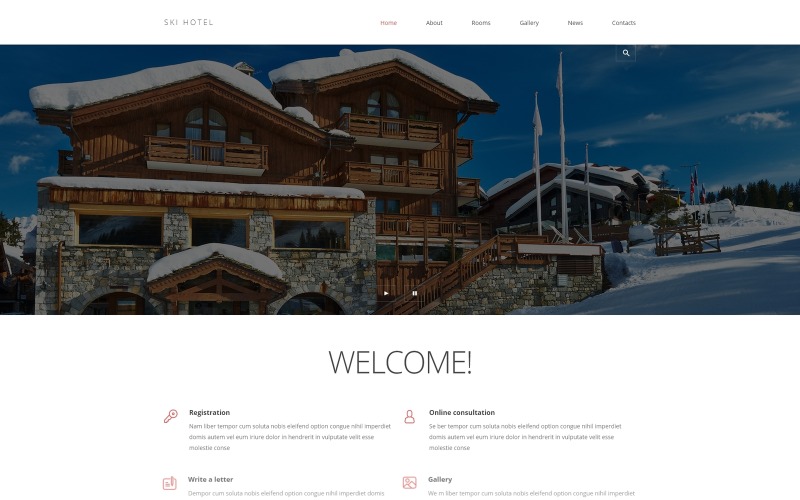 отели и мотели joomla шаблон