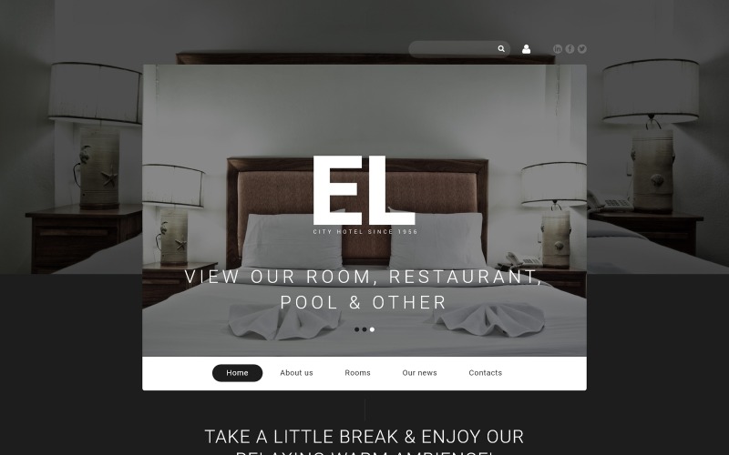 шаблон city hotel joomla