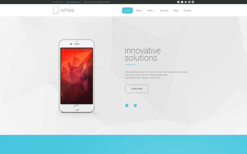 шаблон softapp drupal