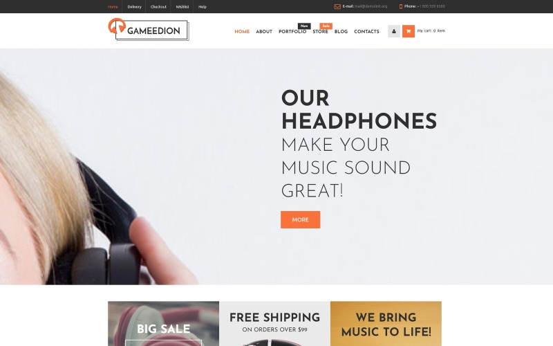 тема gameedion woocommerce