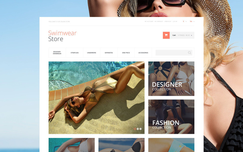 великолепные купальники magento theme