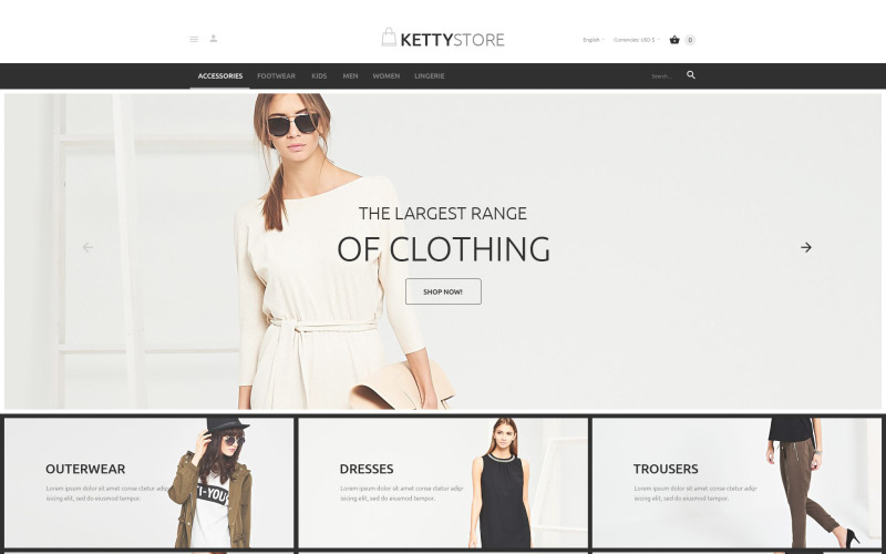 тема kettystore prestashop
