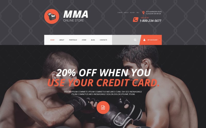 тема mma shopify