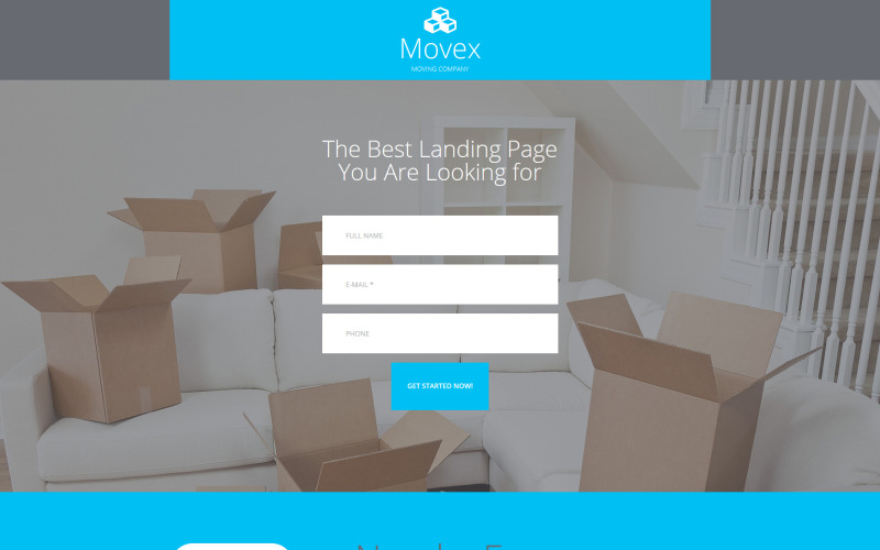 шаблон moving company moto cms 3