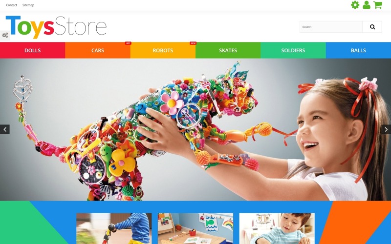 тема магазина игрушек prestashop