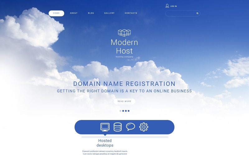 неограниченный веб хостинг шаблон joomla