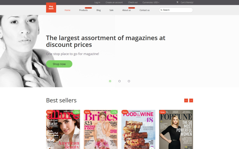 mag store shopify тема