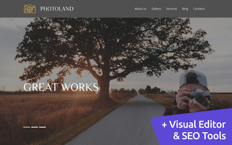 Wedding Photography Photo Gallery Template