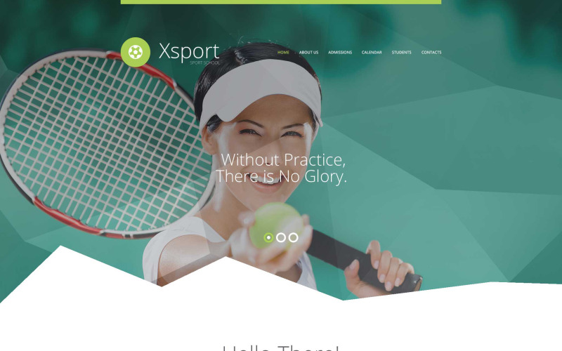 шаблон сайта xsport