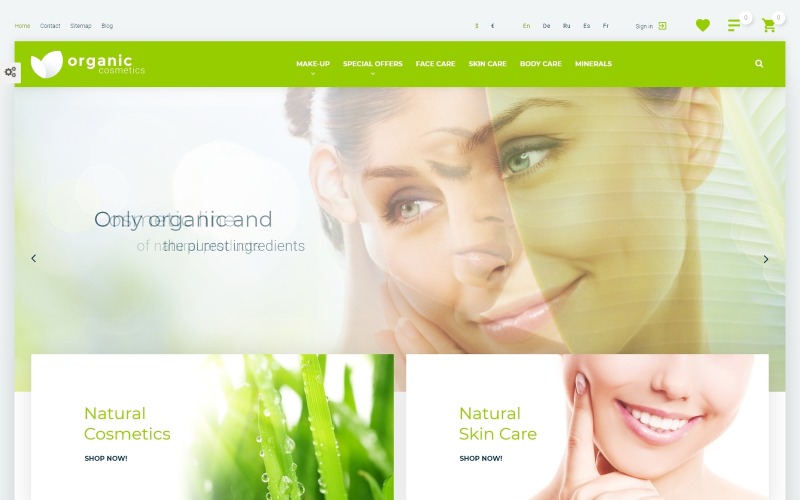 отзывчивая тема prestashop