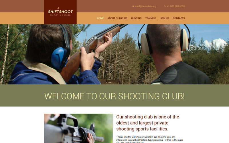 шаблон сайта shiftshoot