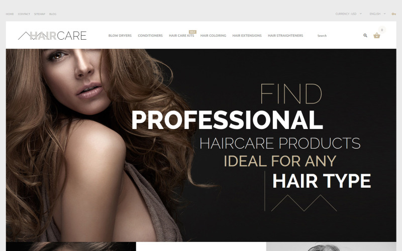 уход за волосами prestashop тема