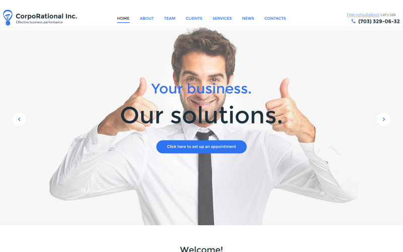 корпоративная тема wordpress